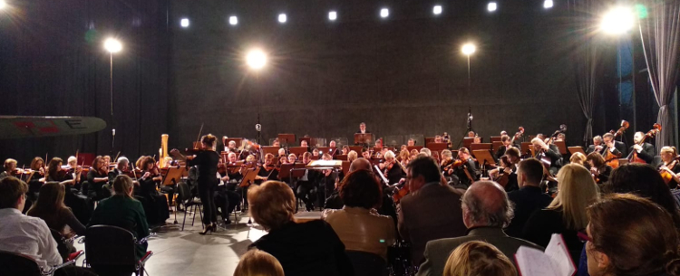 Fotografia: Koncert muzyków Filharmonii Krakowskiej w Muzeum Lotnictwa